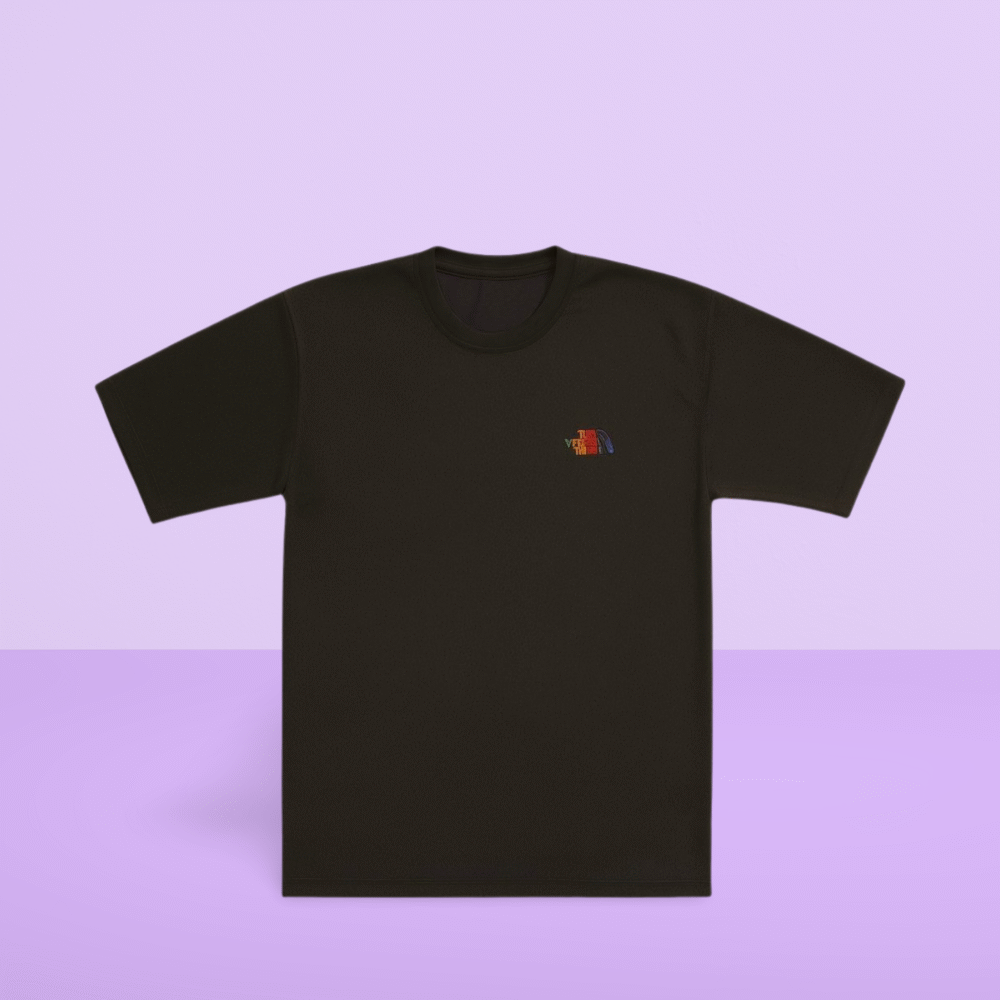 The North Face Textured T-Shirt in Tan - Image 4